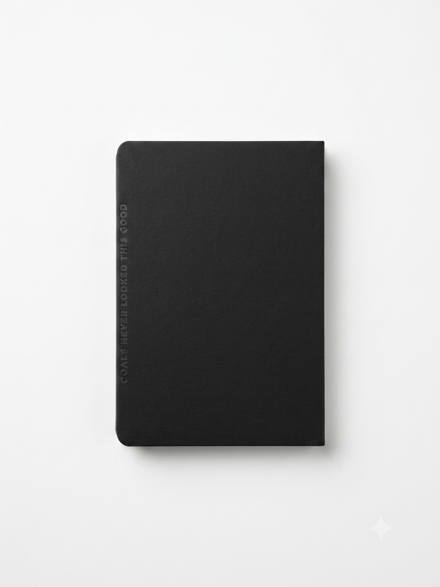 Black Small Notebook – Goals Never Looked This Good